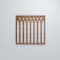 Ekena Millwork Small Cedar Park Decorative Fretwork Wood Wall Panels, Walnut, 11 3/8"W x 11 3/8"H x 3/8"T WALW12X12X0375CRPWA - alternate 3